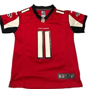 NFL Red and Black Falcons Jersey with Number 11